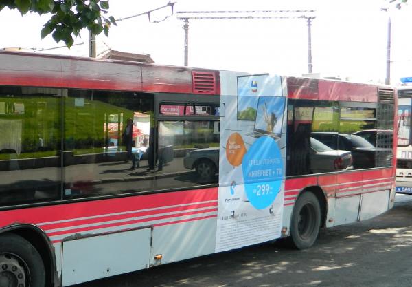 Реклама на автобусах. Один борт — фото 3